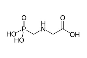 Strukturformel Glyphosat
